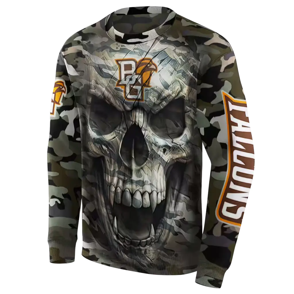 personalized bowling green falcons camo skull hoodie new arrival personalized bowling green falcons camo skull hoodie new arrival