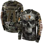 personalized bowling green falcons camo skull hoodie best selling