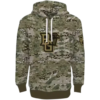 personalized bowling green falcons military style hoodie best selling