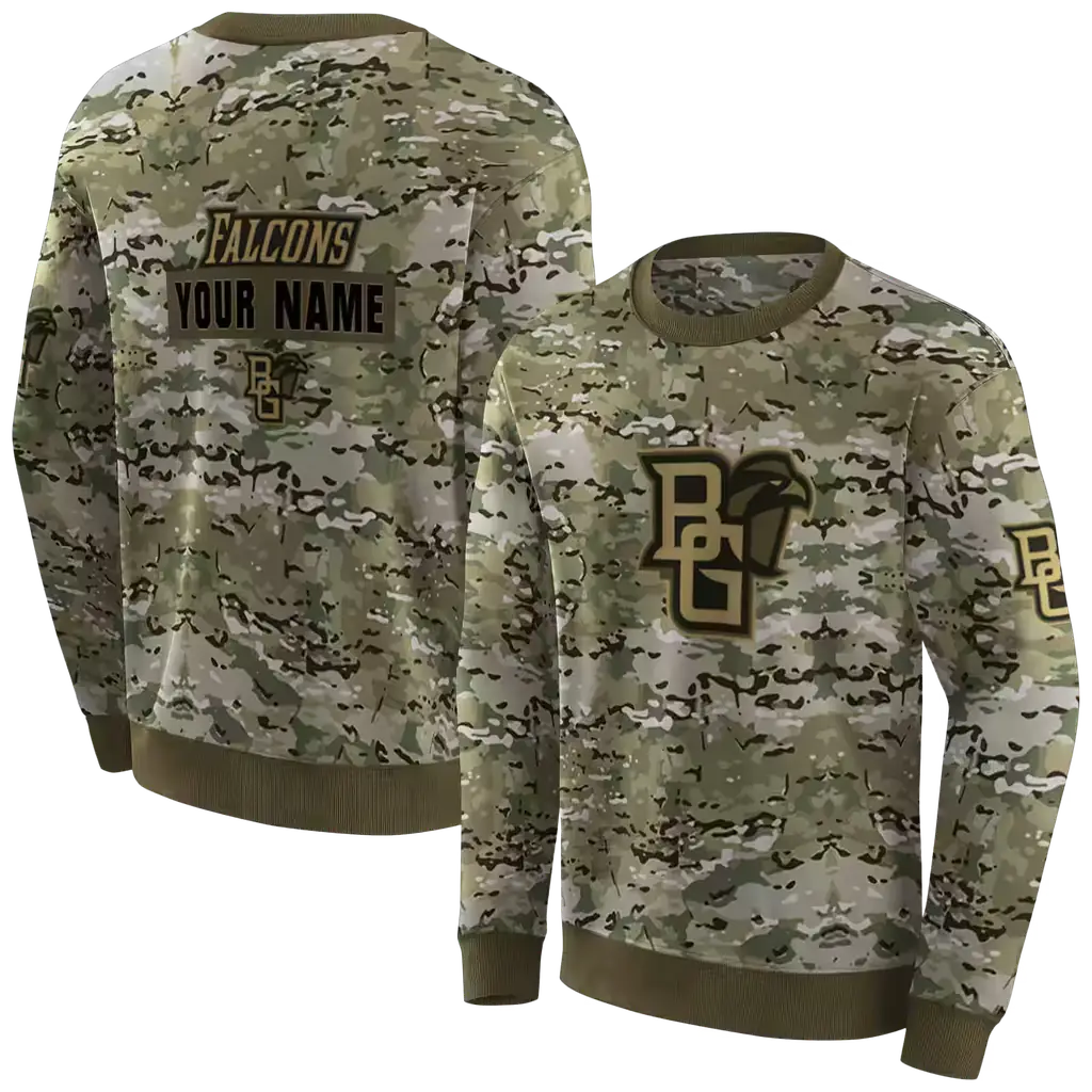 personalized bowling green falcons military style hoodie premium grade personalized bowling green falcons military style hoodie premium grade