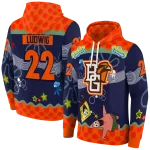 personalized bowling green falcons spongebob patrick star orange navy hoodie best selling