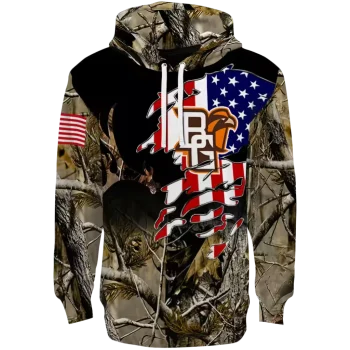 personalized bowling green falcons tree camo hoodie best selling