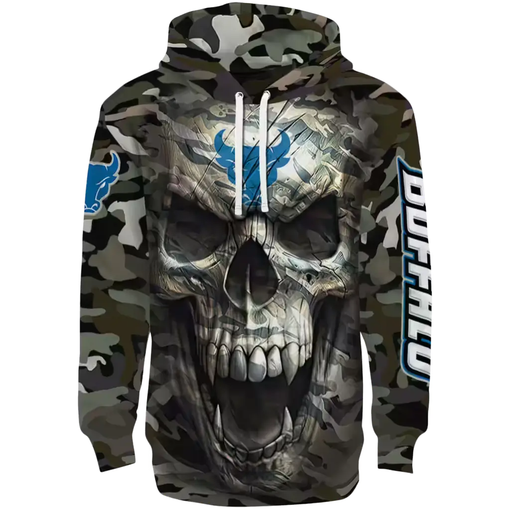 personalized buffalo bulls camo skull hoodie best selling personalized buffalo bulls camo skull hoodie best selling