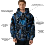 personalized buffalo bulls hunting theme royal blue black hoodie best selling