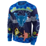 personalized buffalo bulls spongebob patrick star royal blue navy hoodie best selling