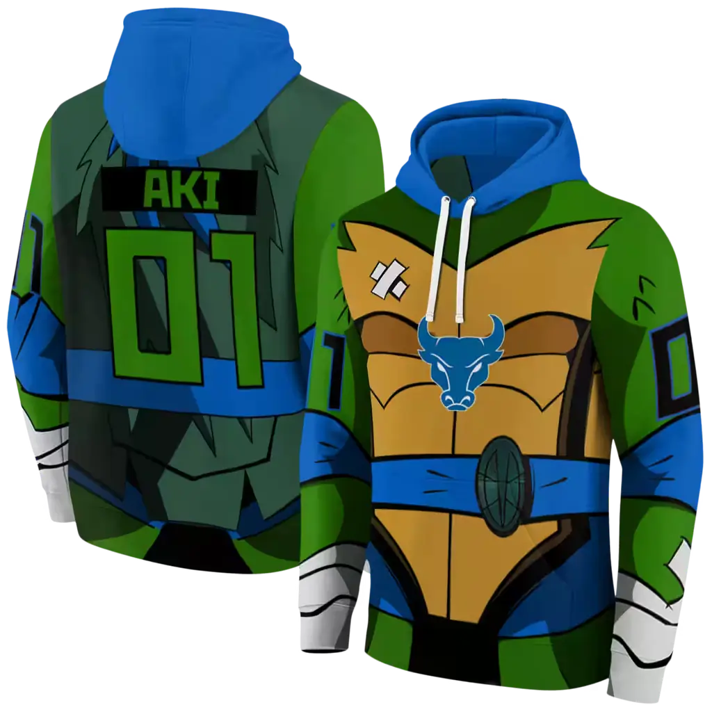 personalized buffalo bulls superhero armor royal blue green hoodie fashion forward personalized buffalo bulls superhero armor royal blue green hoodie fashion forward