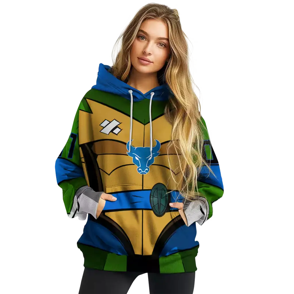 personalized buffalo bulls superhero armor royal blue green hoodie high quality personalized buffalo bulls superhero armor royal blue green hoodie high quality