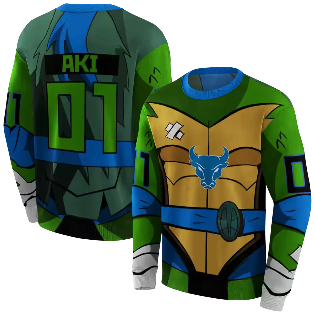 personalized buffalo bulls superhero armor royal blue green hoodie premium grade personalized buffalo bulls superhero armor royal blue green hoodie premium grade