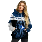 personalized byu cougars grim reaper blue black hoodie best selling