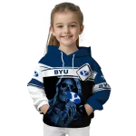 personalized byu cougars grim reaper blue black hoodie best selling