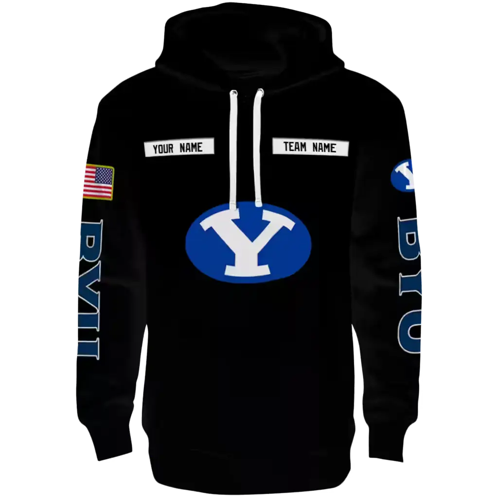 personalized byu cougars punisher skull black hoodie best selling personalized byu cougars punisher skull black hoodie best selling