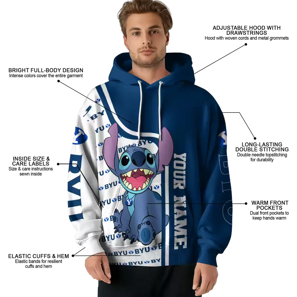 personalized byu cougars stitch blue hoodie latest model personalized byu cougars stitch blue hoodie latest model
