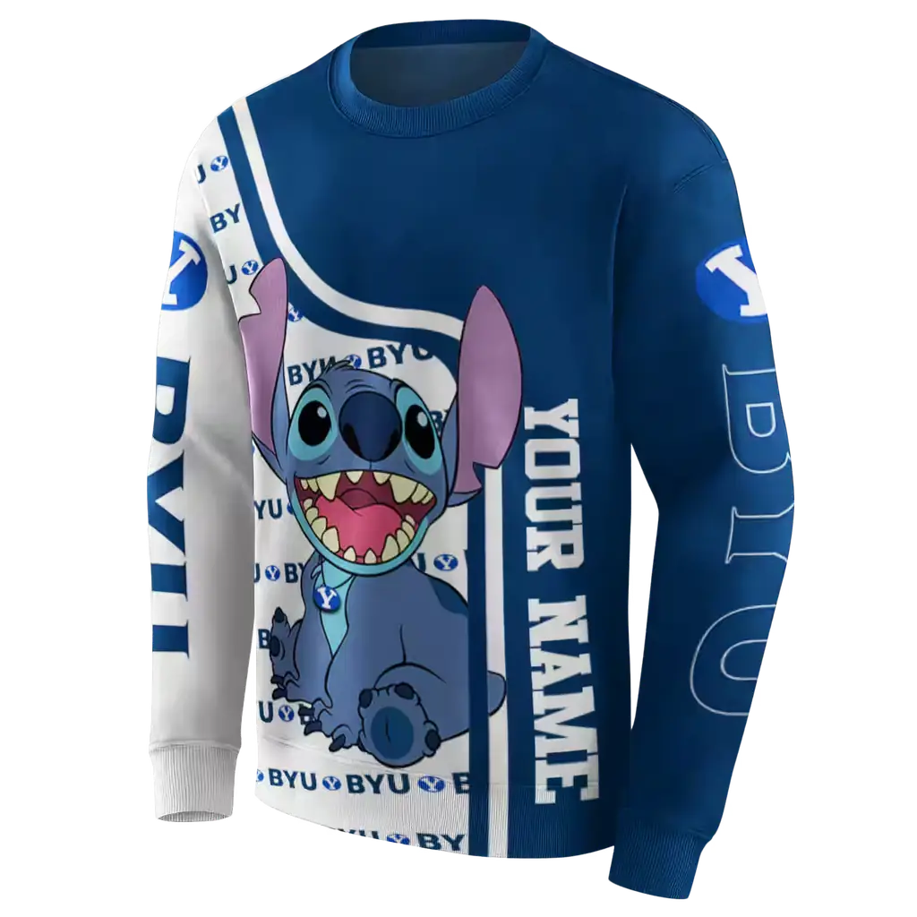personalized byu cougars stitch blue hoodie new arrival personalized byu cougars stitch blue hoodie new arrival
