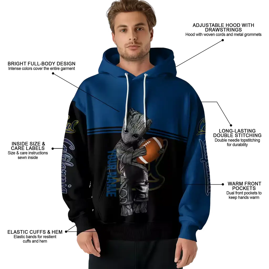 personalized california golden bears baby groot blue black hoodie latest model personalized california golden bears baby groot blue black hoodie latest model