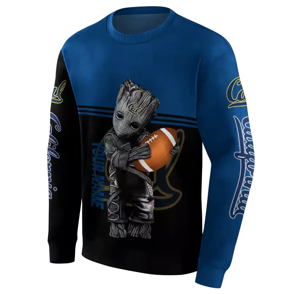 personalized california golden bears baby groot blue black hoodie new arrival personalized california golden bears baby groot blue black hoodie new arrival