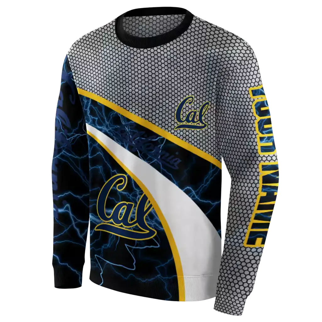 personalized california golden bears hexagonal mesh blue black gray hoodie new arrival personalized california golden bears hexagonal mesh blue black gray hoodie new arrival