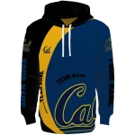 personalized california golden bears minimalist design blue black hoodie best selling