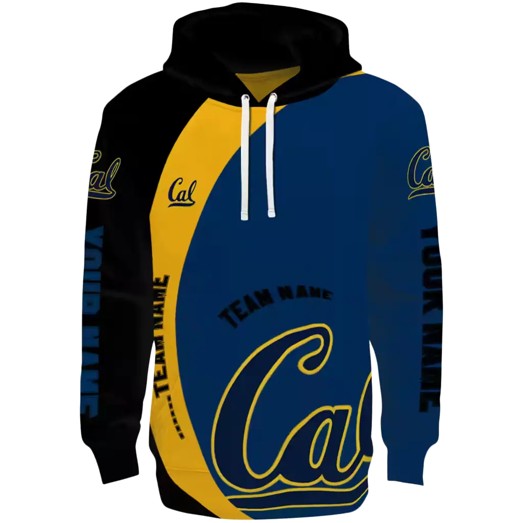 personalized california golden bears minimalist design blue black hoodie best selling personalized california golden bears minimalist design blue black hoodie best selling