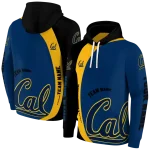personalized california golden bears minimalist design blue black hoodie best selling