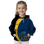 personalized california golden bears minimalist design blue black hoodie best selling