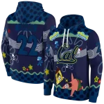 personalized california golden bears spongebob patrick star blue navy hoodie best selling
