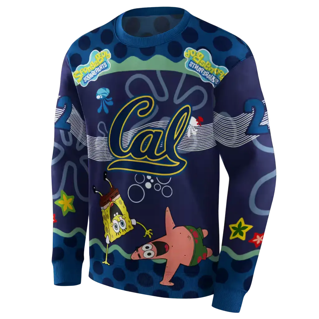 personalized california golden bears spongebob patrick star blue navy hoodie new arrival personalized california golden bears spongebob patrick star blue navy hoodie new arrival