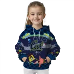 personalized california golden bears spongebob patrick star blue navy hoodie best selling