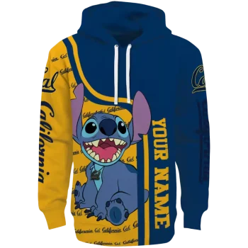 personalized california golden bears stitch blue hoodie best selling