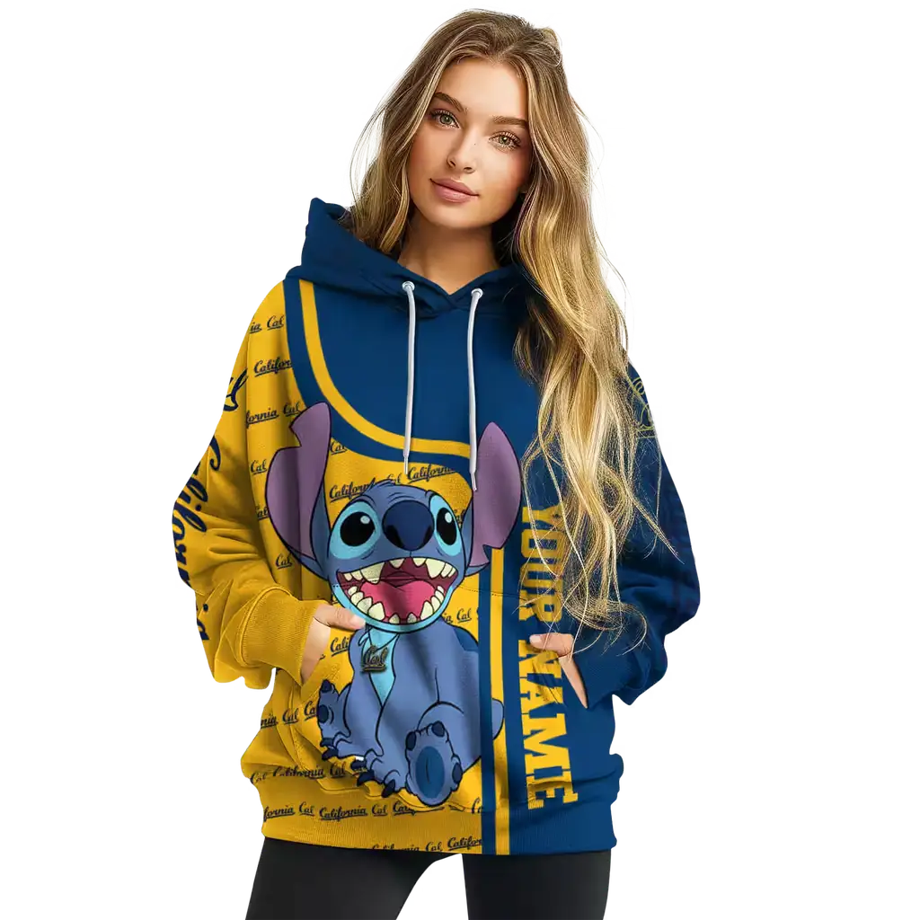 personalized california golden bears stitch blue hoodie high quality personalized california golden bears stitch blue hoodie high quality