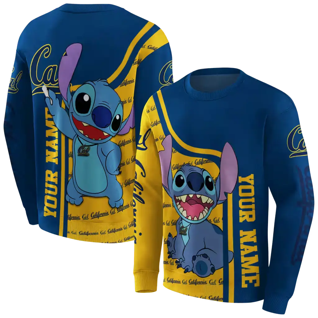 personalized california golden bears stitch blue hoodie premium grade personalized california golden bears stitch blue hoodie premium grade