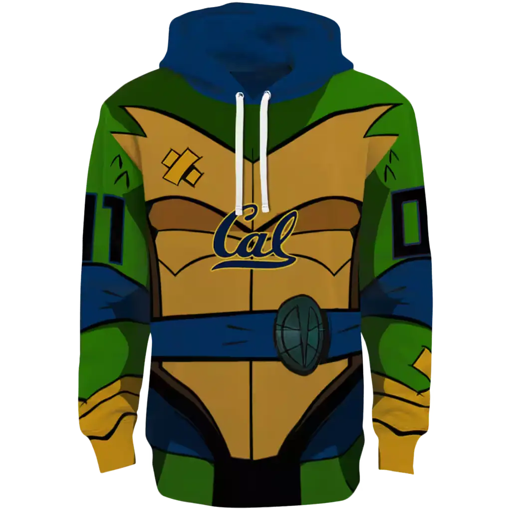 personalized california golden bears superhero armor blue green hoodie best selling personalized california golden bears superhero armor blue green hoodie best selling
