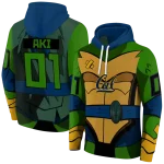 personalized california golden bears superhero armor blue green hoodie best selling