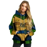 personalized california golden bears superhero armor blue green hoodie best selling
