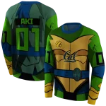 personalized california golden bears superhero armor blue green hoodie best selling