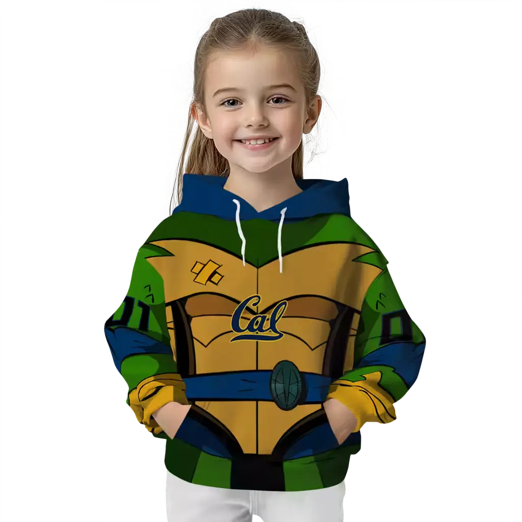 personalized california golden bears superhero armor blue green hoodie top rated personalized california golden bears superhero armor blue green hoodie top rated
