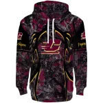 personalized central michigan chippewas hunting theme maroon black hoodie best selling