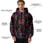 personalized central michigan chippewas hunting theme maroon black hoodie best selling