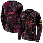 personalized central michigan chippewas hunting theme maroon black hoodie best selling