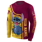 personalized central michigan chippewas stitch maroon hoodie best selling