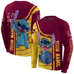 personalized central michigan chippewas stitch maroon hoodie best selling