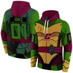personalized central michigan chippewas superhero armor maroon green hoodie best selling