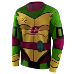 personalized central michigan chippewas superhero armor maroon green hoodie best selling