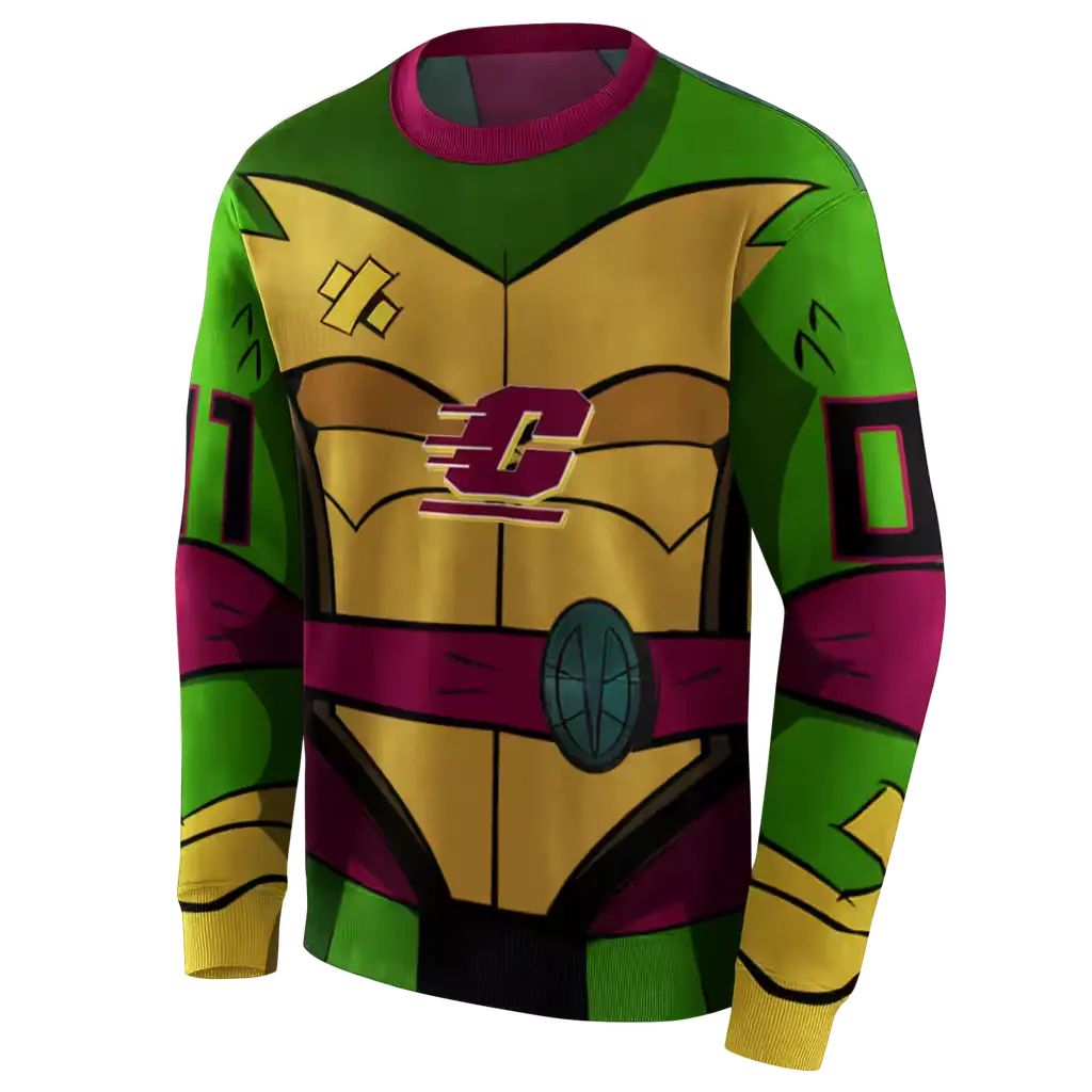 personalized central michigan chippewas superhero armor maroon green hoodie new arrival personalized central michigan chippewas superhero armor maroon green hoodie new arrival