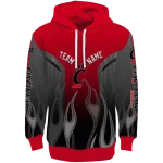 personalized cincinnati bearcats flame design red hoodie best selling