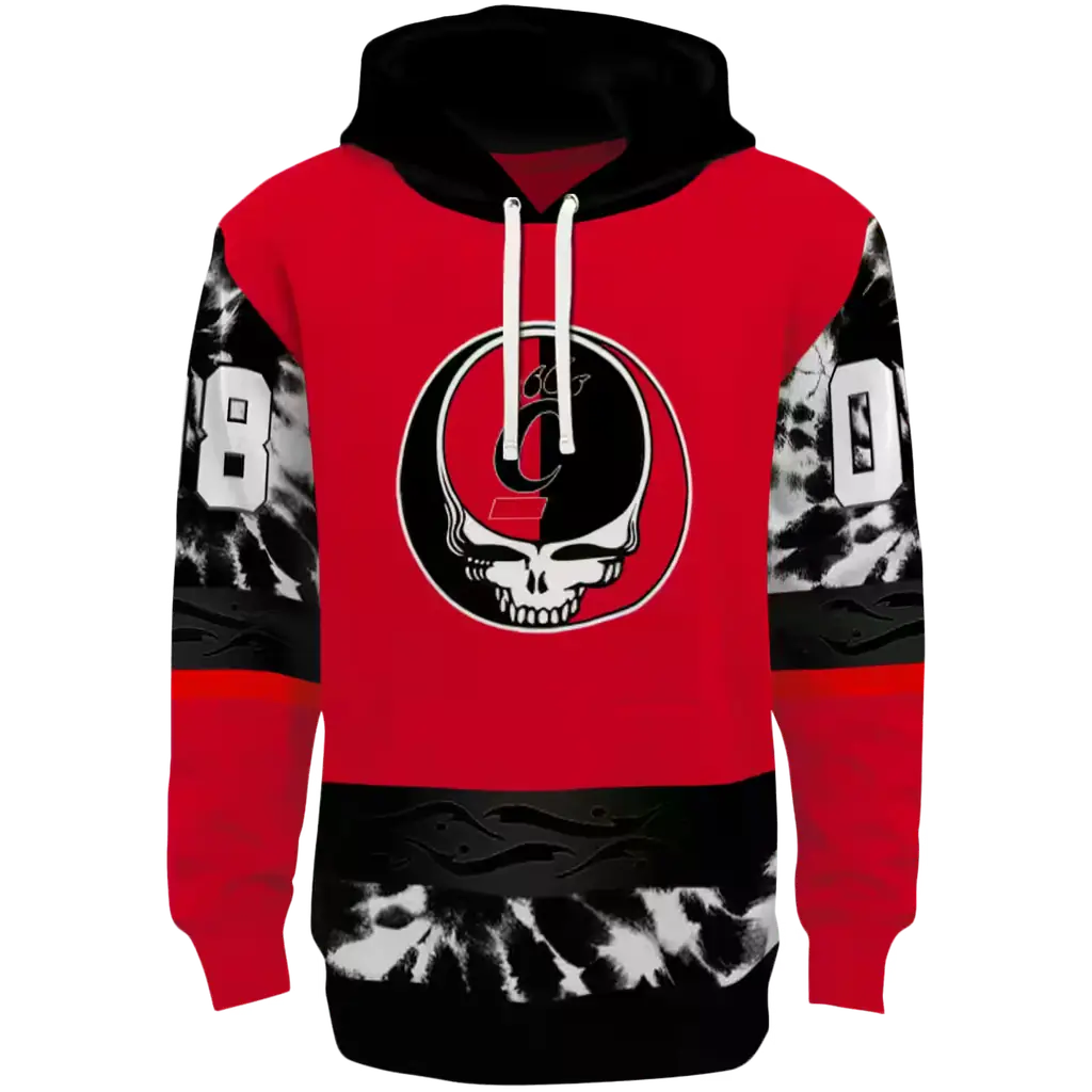 personalized cincinnati bearcats grateful vibes red hoodie best selling personalized cincinnati bearcats grateful vibes red hoodie best selling