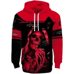 personalized cincinnati bearcats grim reaper red black hoodie best selling