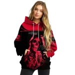 personalized cincinnati bearcats grim reaper red black hoodie best selling