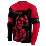 personalized cincinnati bearcats grim reaper red black hoodie best selling