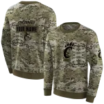 personalized cincinnati bearcats military style hoodie best selling