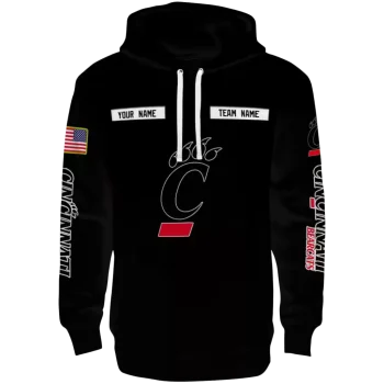 personalized cincinnati bearcats punisher skull black hoodie best selling